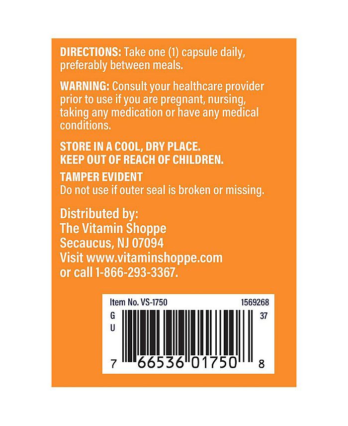 The Vitamin Shoppe AcetylLCarnitine Supports Energy Production