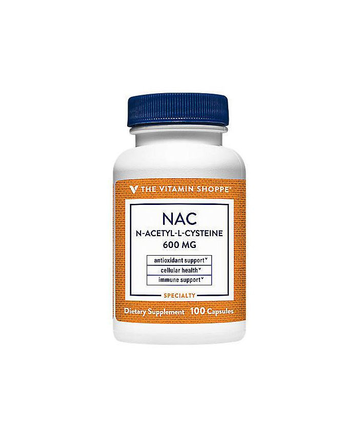 The Vitamin Shoppe NAC NAcetylLCysteine Promotes Cellular Health
