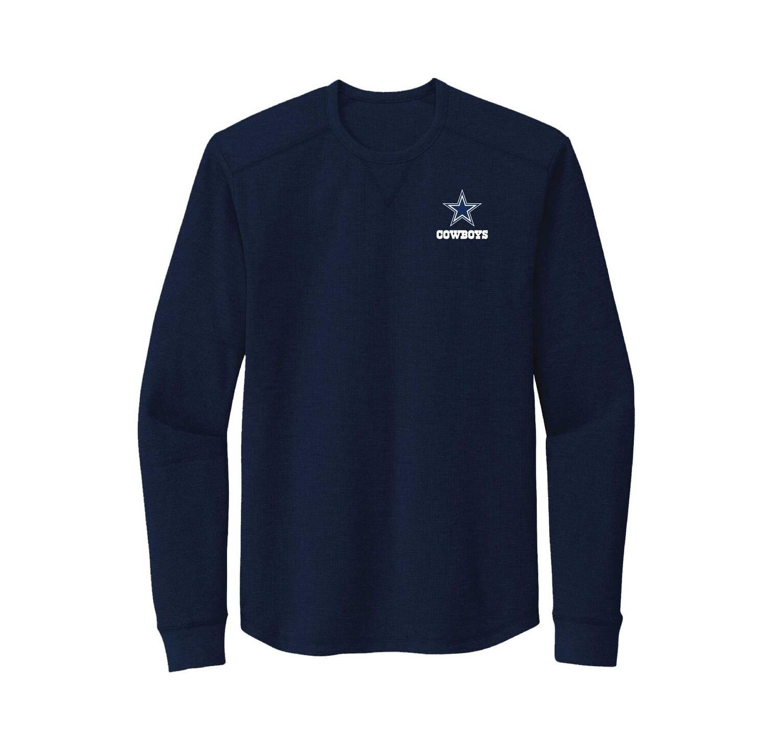 Men's Navy Dallas Cowboys Cavalier Long Sleeve T-shirt