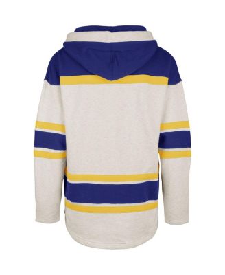 Men's Oatmeal Buffalo Sabres Rockaway Lacer Pullover Hoodie