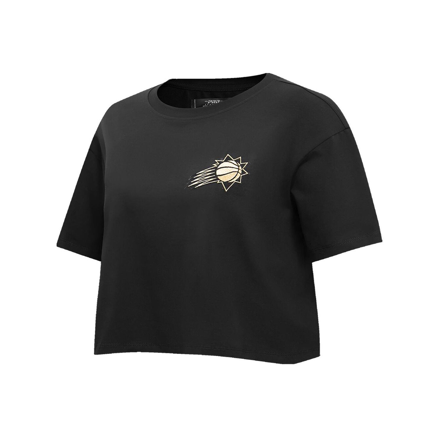Women's Black Phoenix Suns Holiday Glam Boxy T-shirt
