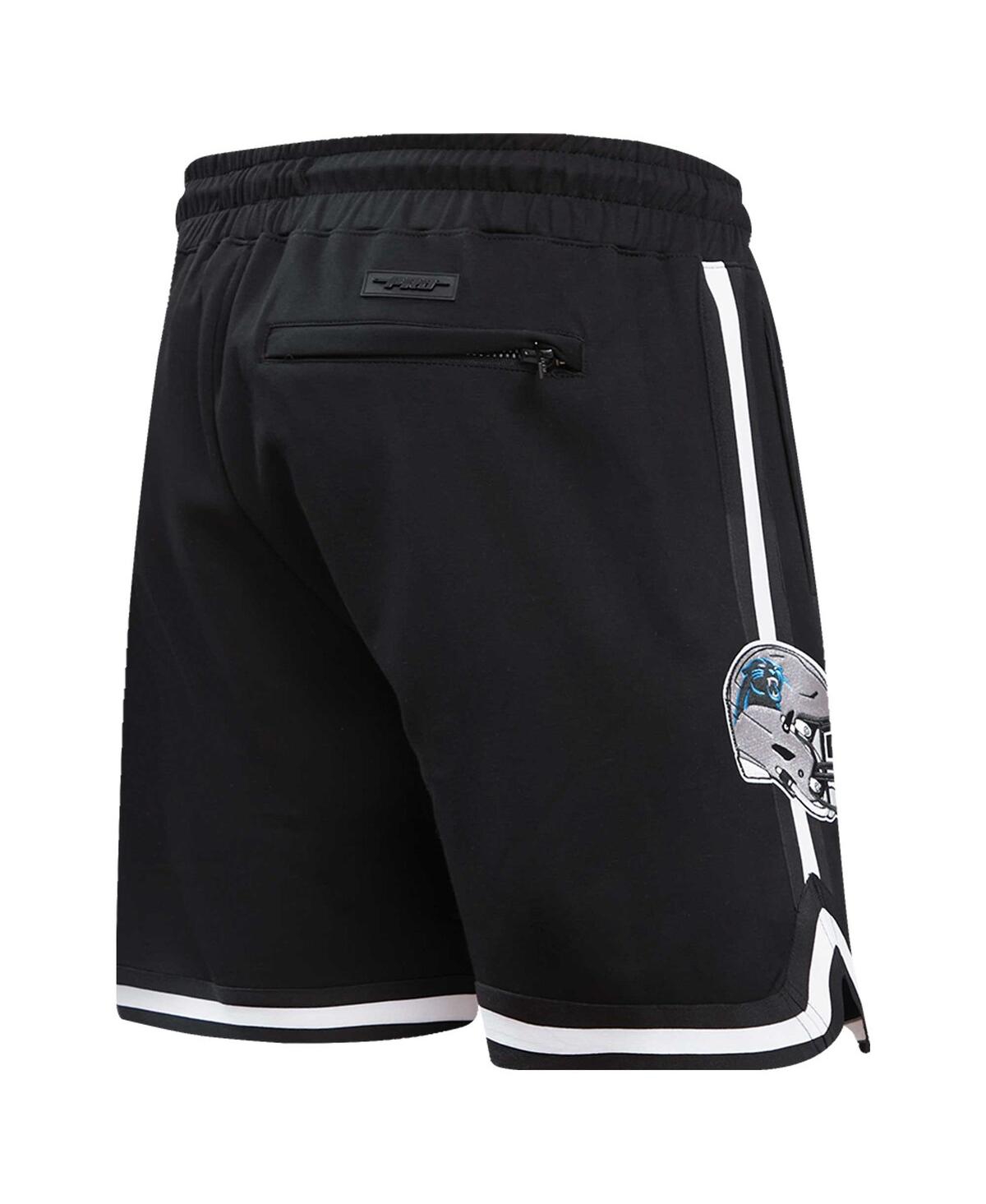 Shop Pro Standard Men's  Black Carolina Panthers Classic Chenille Shorts