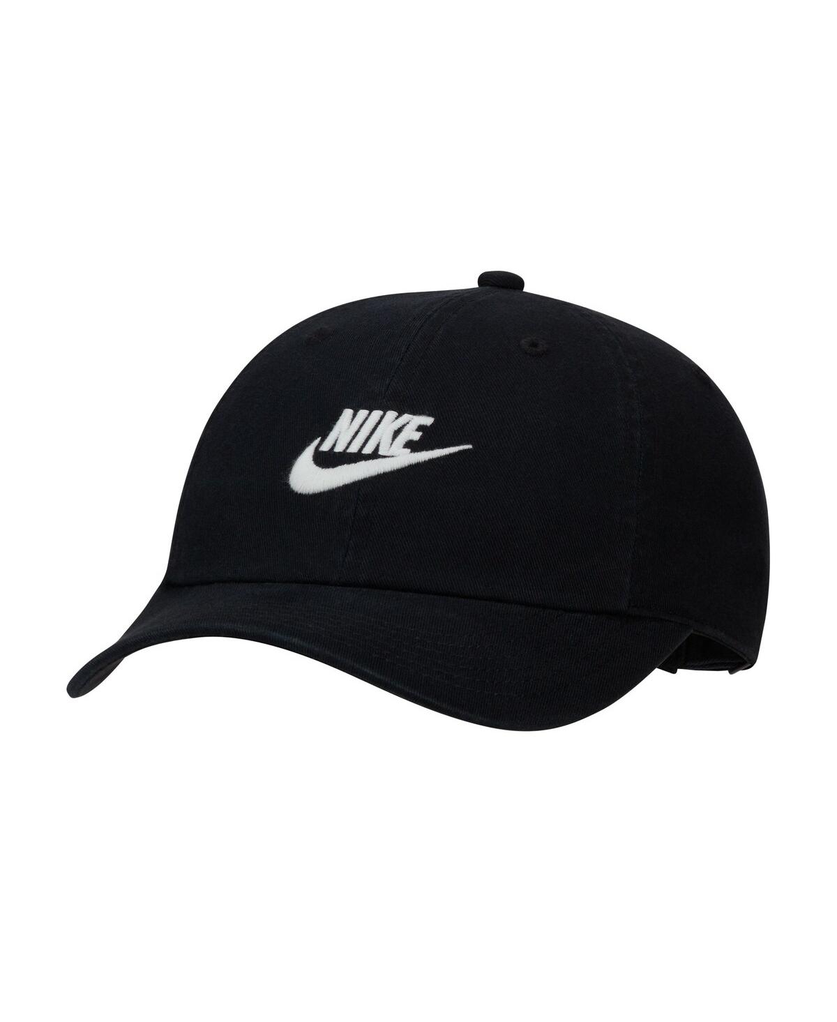 Nike Kids' Youth Boys And Girls  Black Futura Club Performance Adjustable Hat