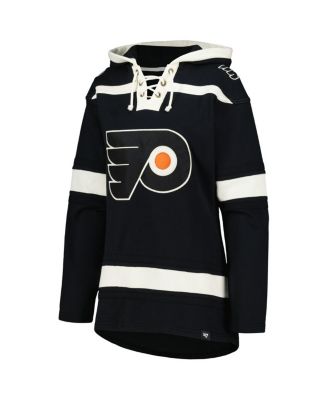 Women's Black Philadelphia Flyers Superior Lacer Pullover Hoodie