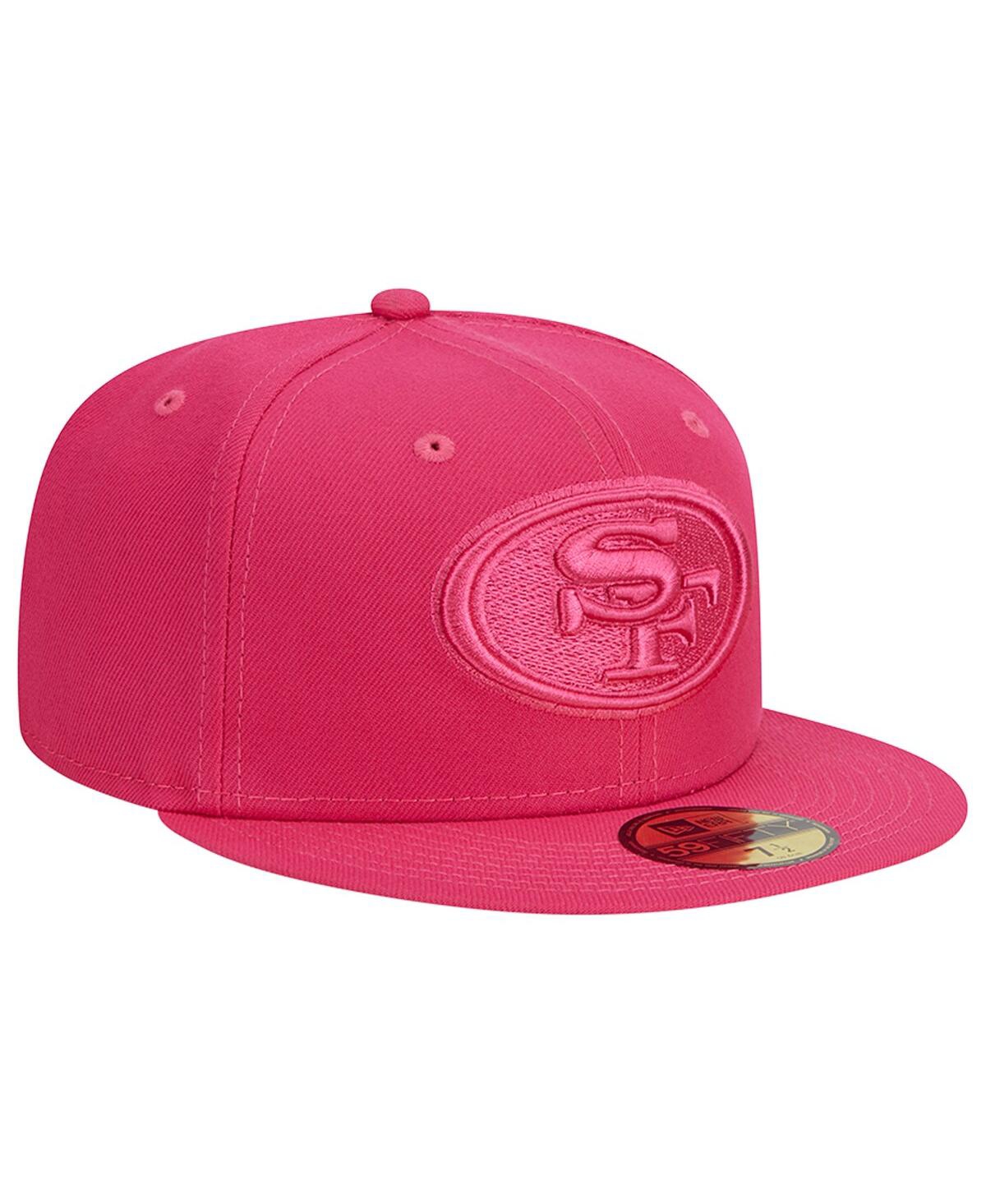 Shop New Era Men's  Pink San Francisco 49ers Color Pack 59fifty Fitted Hat
