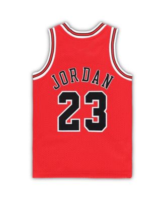 Toddler Boys and Girls Michael Jordan Red Chicago Bulls 1997/98 Hardwood Classics Authentic Jersey