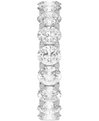 Diamond Oval-Cut Eternity Band (5 ct. t.w.) in Platinum or 14k Gold