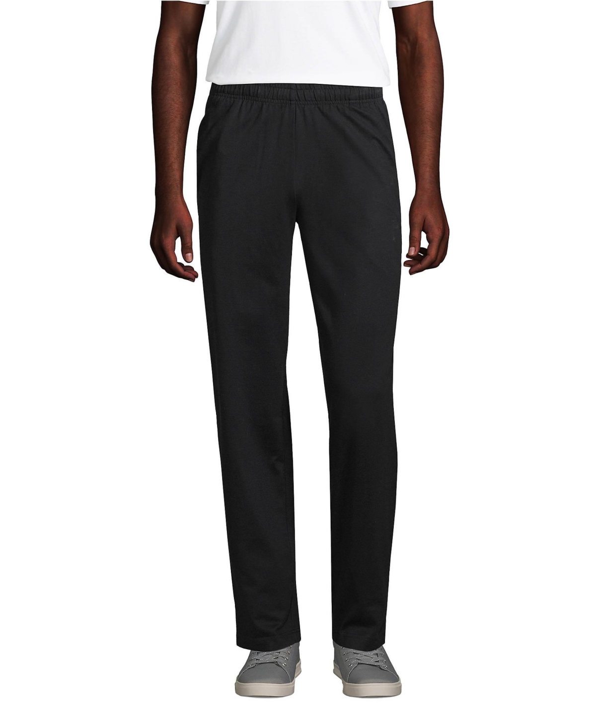 Lands' End Men's Jersey Knit Sweatpants