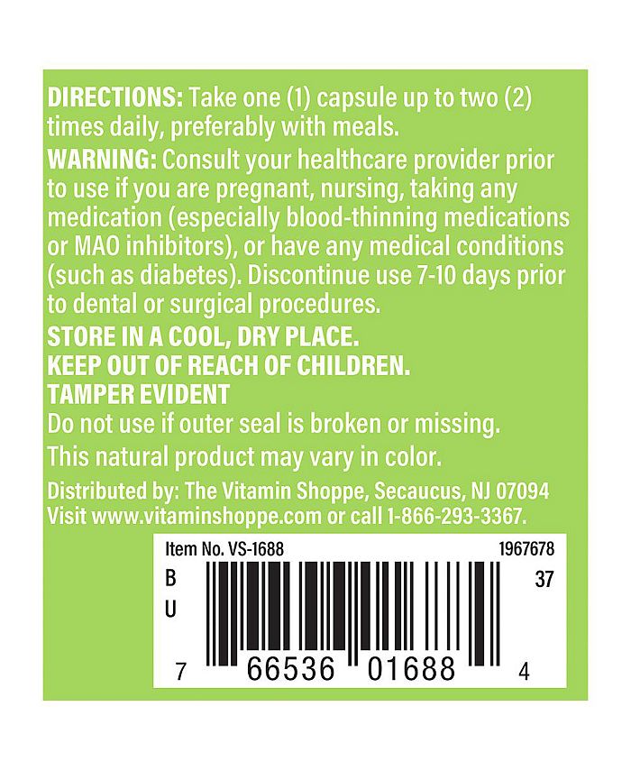 The Vitamin Shoppe Ginkgo Biloba Extract Cognitive Health, Memory