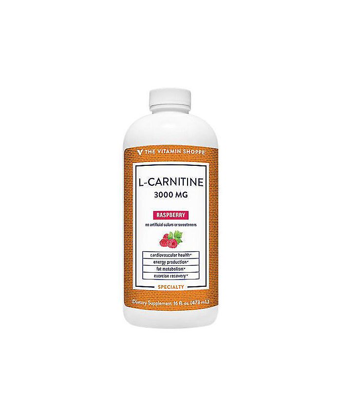 The Vitamin Shoppe LCarnitine Amino Acid 3,000 MG Supports Energy