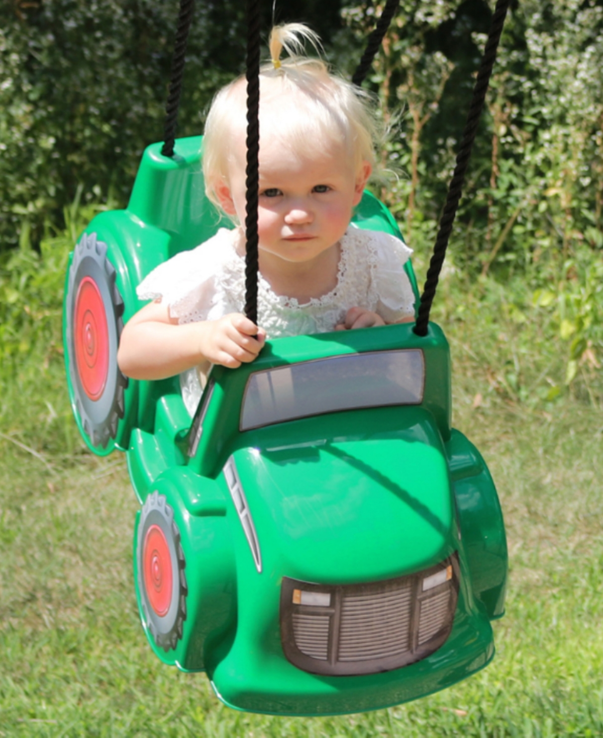 Shop M&m Sales Enterprises Tractor Toddler Swing In Green