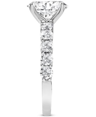 Certified Lab Grown Diamond Oval Bridal Set (3-3/8 ct. t.w.) in 14k Gold