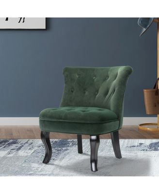 Upholstered Paolino Accent Chair with Button-tufted Back