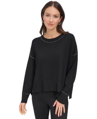 DKNY Studded Sweater Macy s