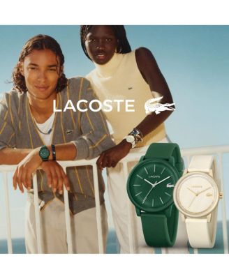 Lacoste Women's L 12.12 Go Champagne Silicone Strap Watch 36mm