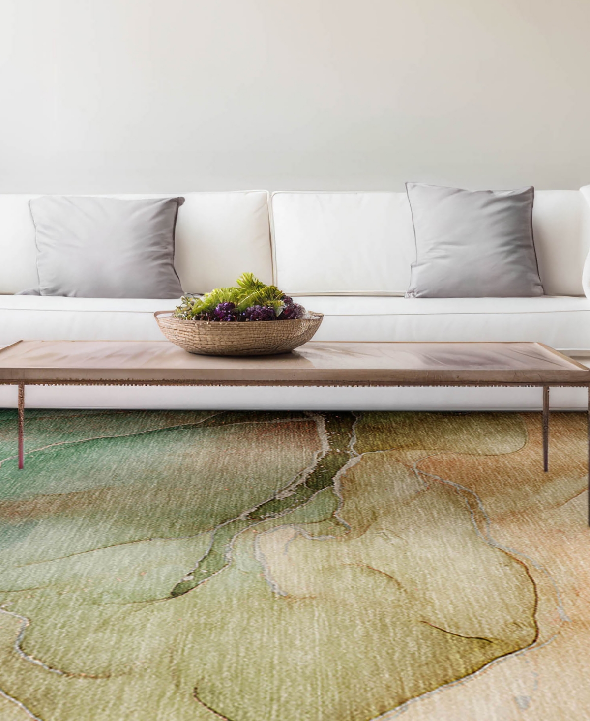 Dalyn Odyssey Oy6 3' X 5' Area Rug In Taupe