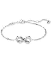 925 Sterling Silver Small Polished Number Eight Charm for Little Girls Bracelet, Girl's