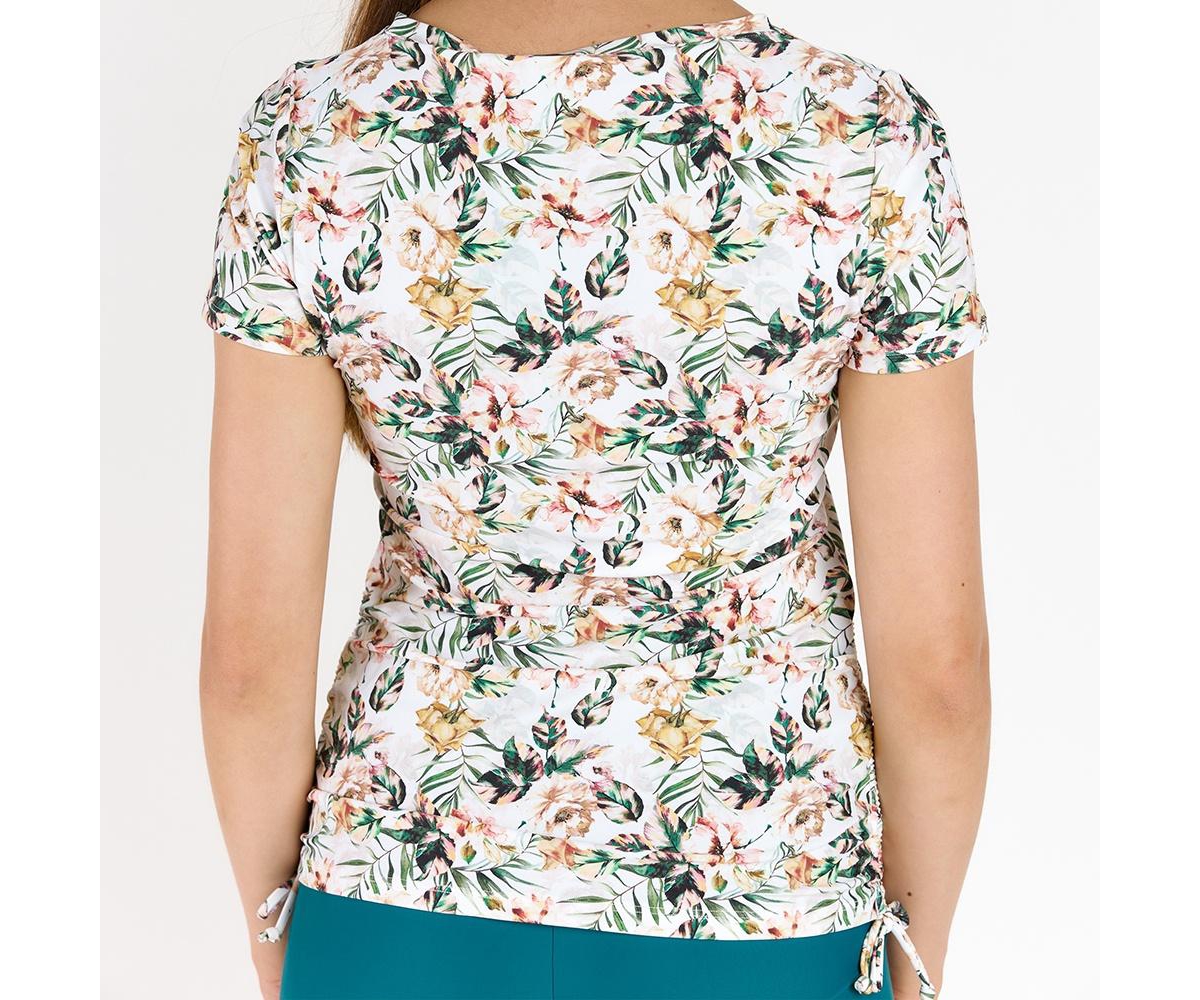 Calypsa Women's V-Neck Adele Swim Top