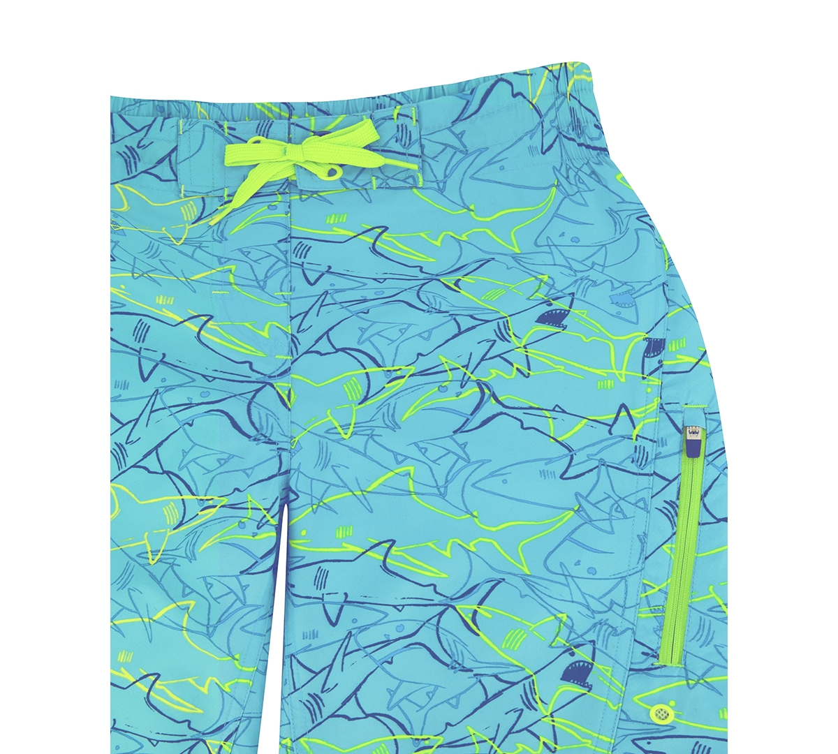 Shop Laguna Big Boys Shark Attack E-board Swim Shorts In Bachelor Button