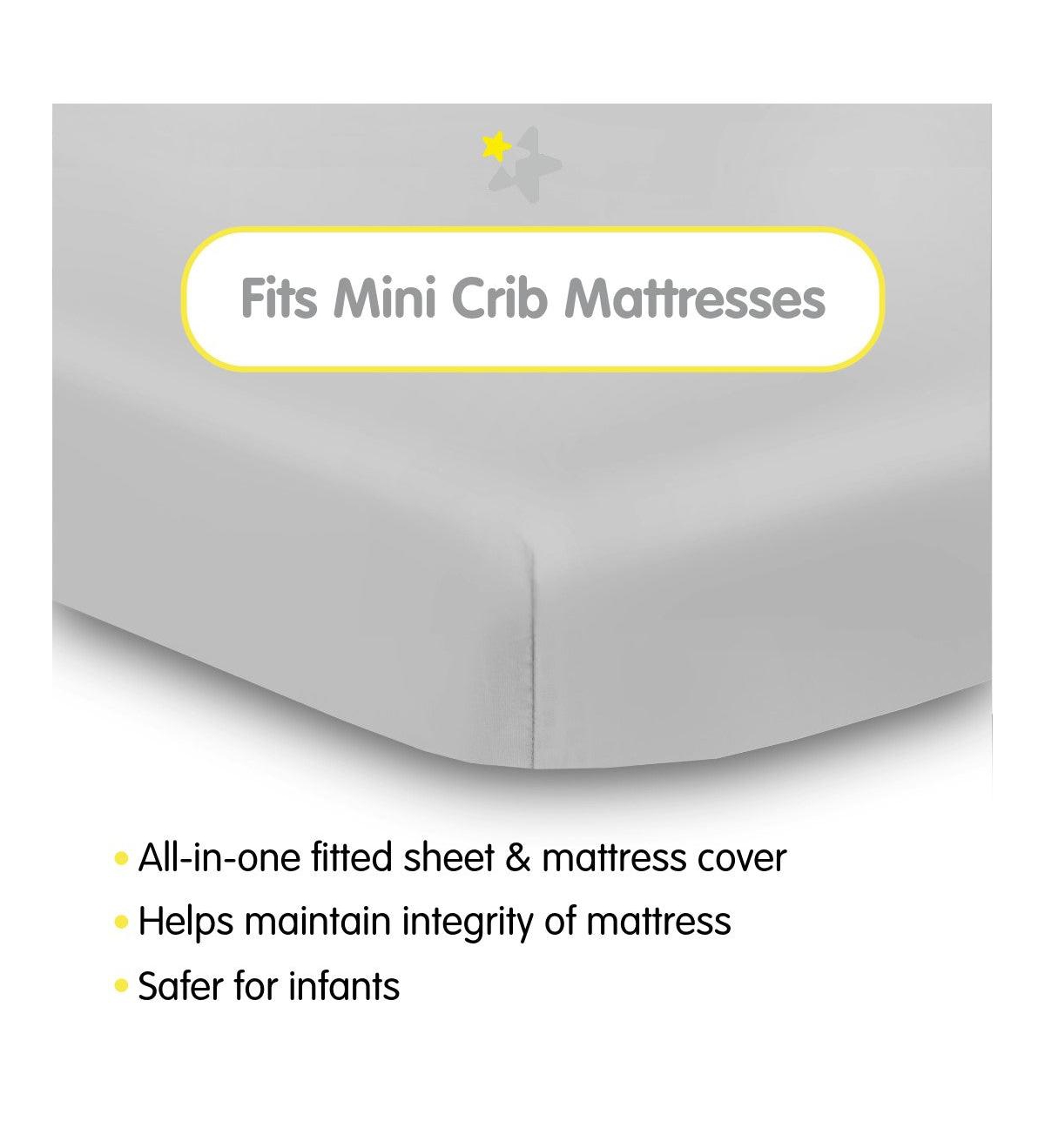 BreathableBaby All-in-One Fitted Sheet & Waterproof Cover for 38