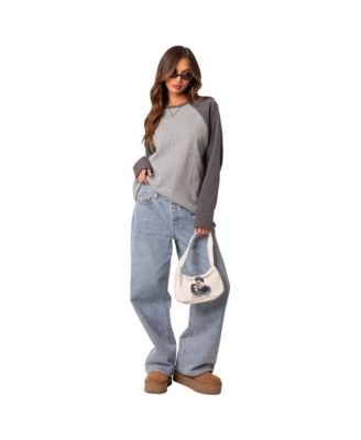 Women's Me Time Oversized Waffle Top