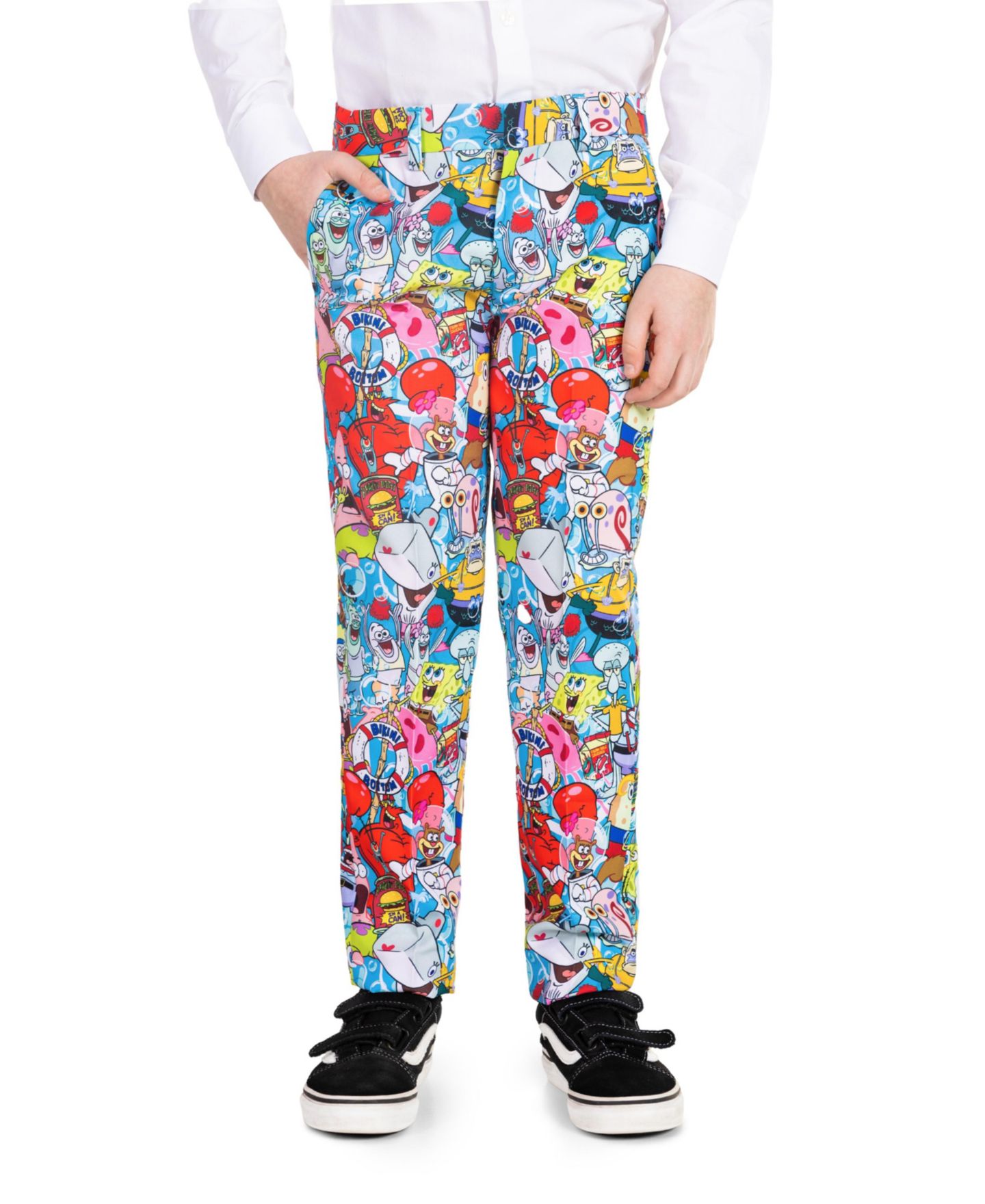 Детский костюм OppoSuits SpongeBob Frenzy приталенного кроя, для мальчиков — фото 3