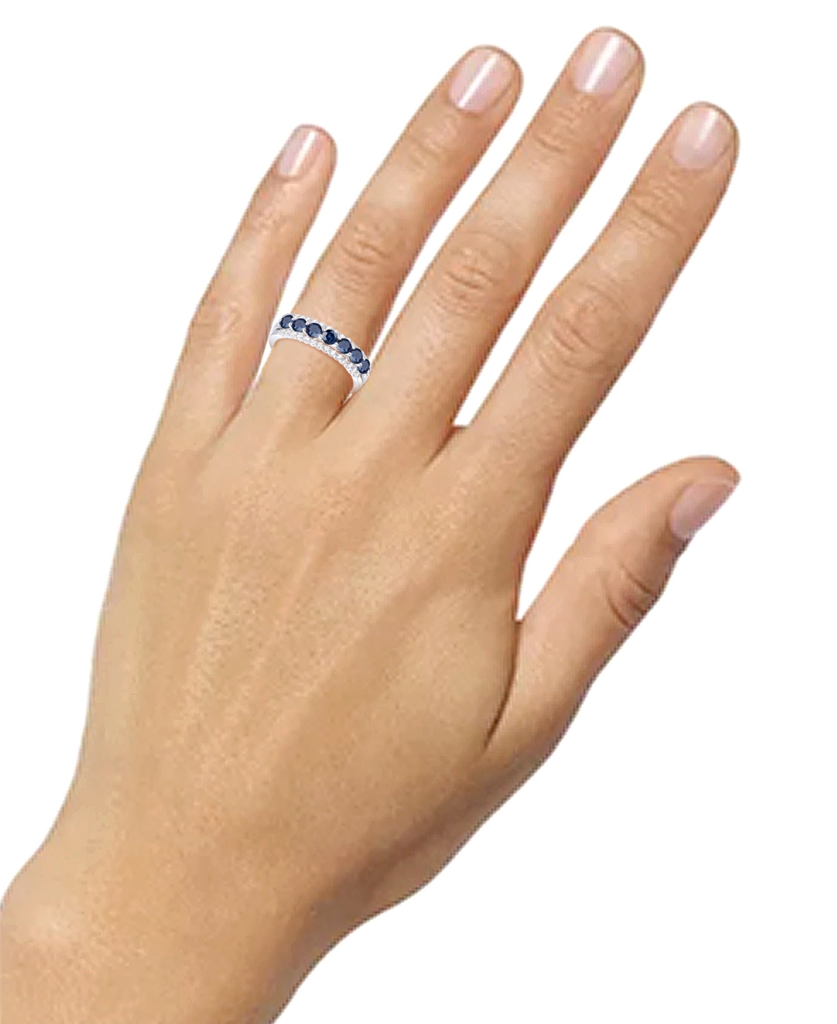 2-Pc. Set Emerald (7/8 ct. t.w.) Ring & Diamond Enhancer (1/4 ct. t.w.) in 14k Gold (Also in Ruby and - Sapphire