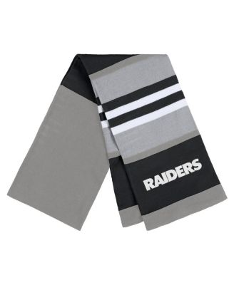 Women's Las Vegas Raiders Stripe Glove and Scarf Set
