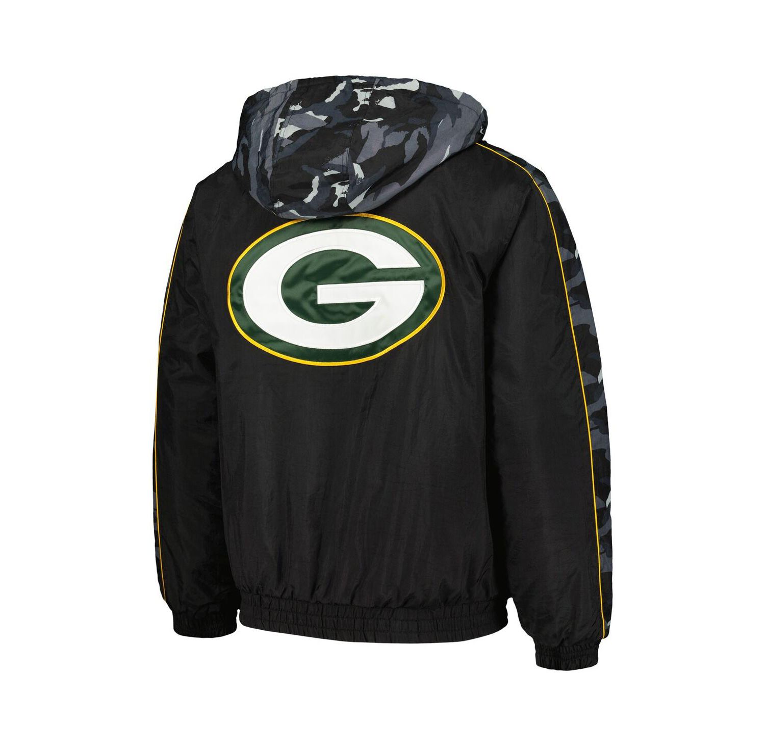 Men's Black Green Bay Packers Thursday Night Gridiron Full-Zip Hoodie Jacket