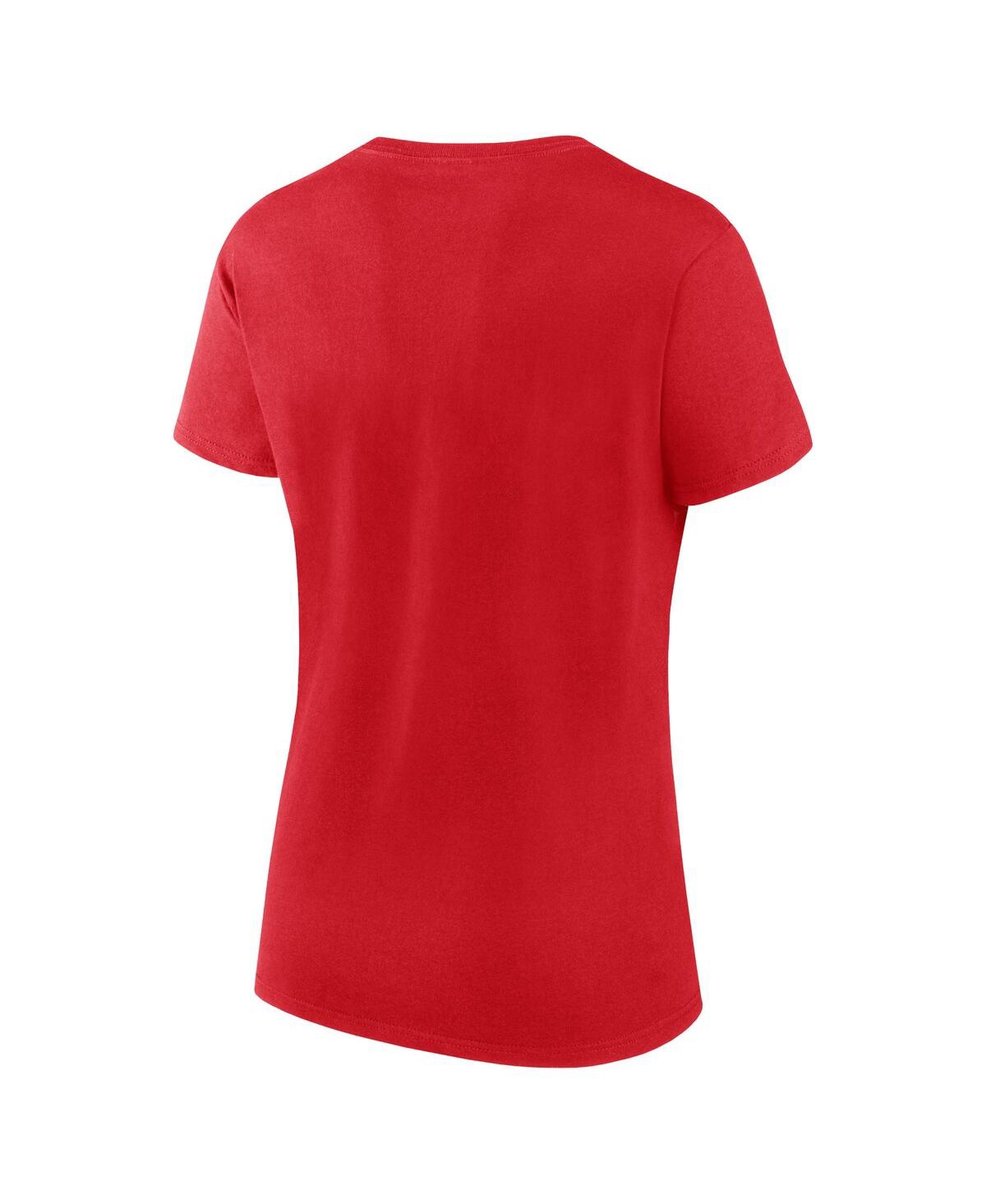Fanatics Branded  Red Washington Capitals Long And Short Sleeve Two-pack T-shirt Set In Red