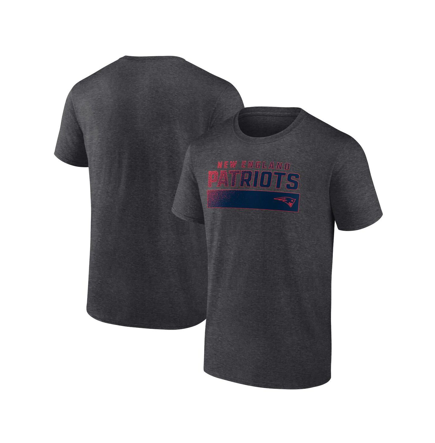Мужская футболка Fanatics Charcoal New England Patriots — фото 1