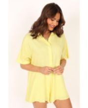 Women's yellow jumpsuit – AZRIA LLC