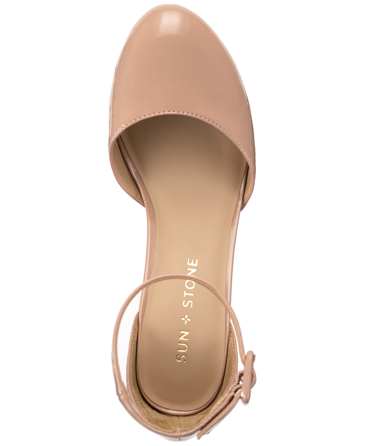 Sun + Stone Women's Birdey Ankle Strap Block Heel Platform Pumps, Created for Macy's