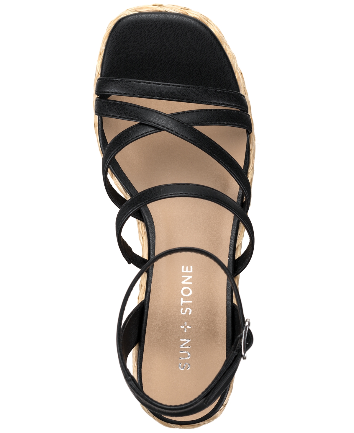 Sun + Stone Women's Finnickk Strappy Espadrille Wedge Sandals, Created for Macy's