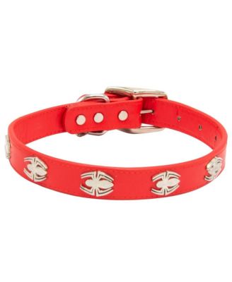 DC Comics Pet Collar, Faux Leather Dog Collar, Spider Man