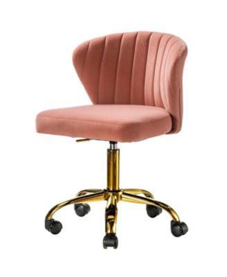 VEBREDA High Adjustable Back Executive Office Chair with Armrest-Brown