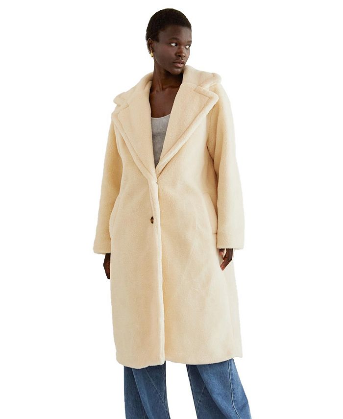 CRESCENT Women s Nikita Fluffy Teddy Coat Macy s