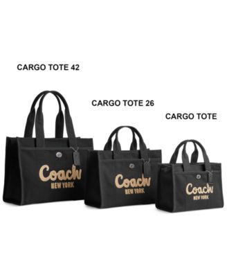 ★COACH★ Cargo Tote Bag34★Black★ COACH® | Cargo Tote Bag