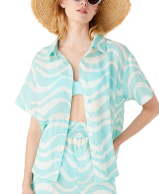 Kate Spade - Women's Cotton Cover-Up Shirt