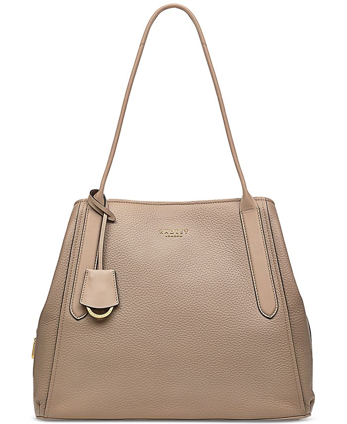 radley white leather bag