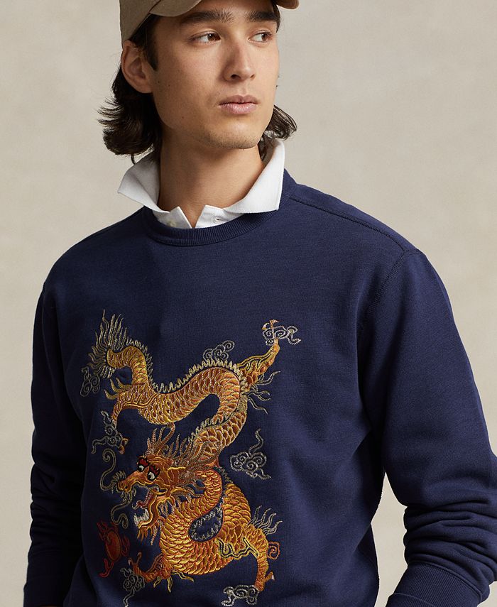Ralph Lauren Mens Lunar New Year Mesh Polo Shirt Red Size X Small main image 1