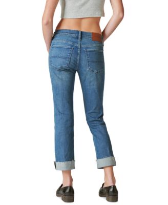 Women's Mid-Rise Sweet Crop Cuffed Jeans