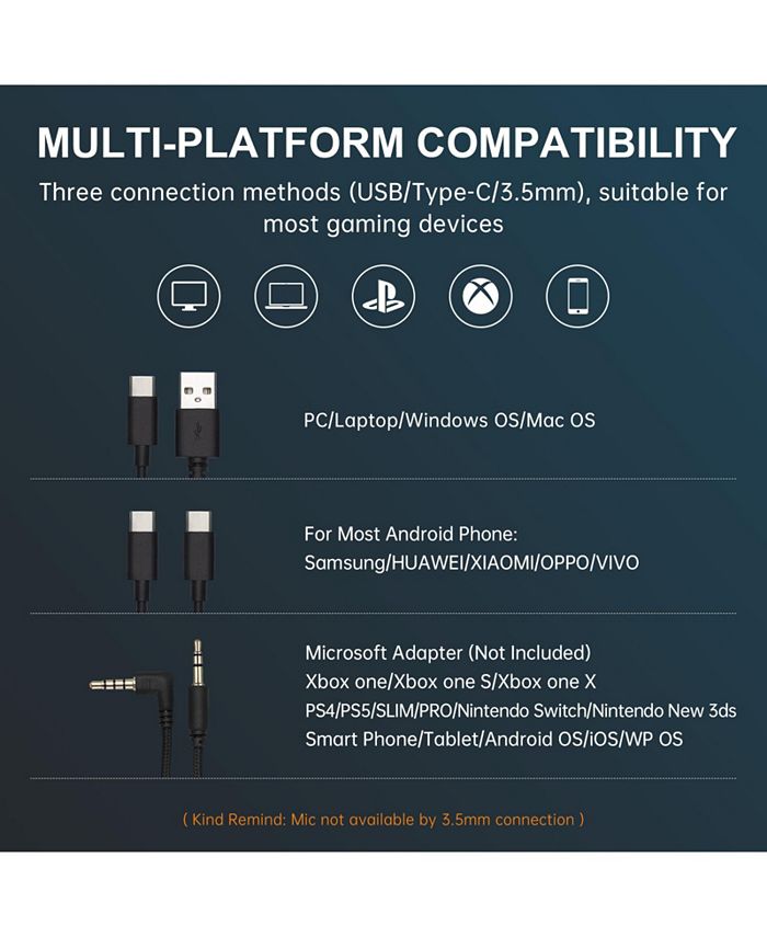 Edifier HECATE GX Hi-Res Gaming Headset for PS4/ PS5/ PC/Switch/Xbox ...