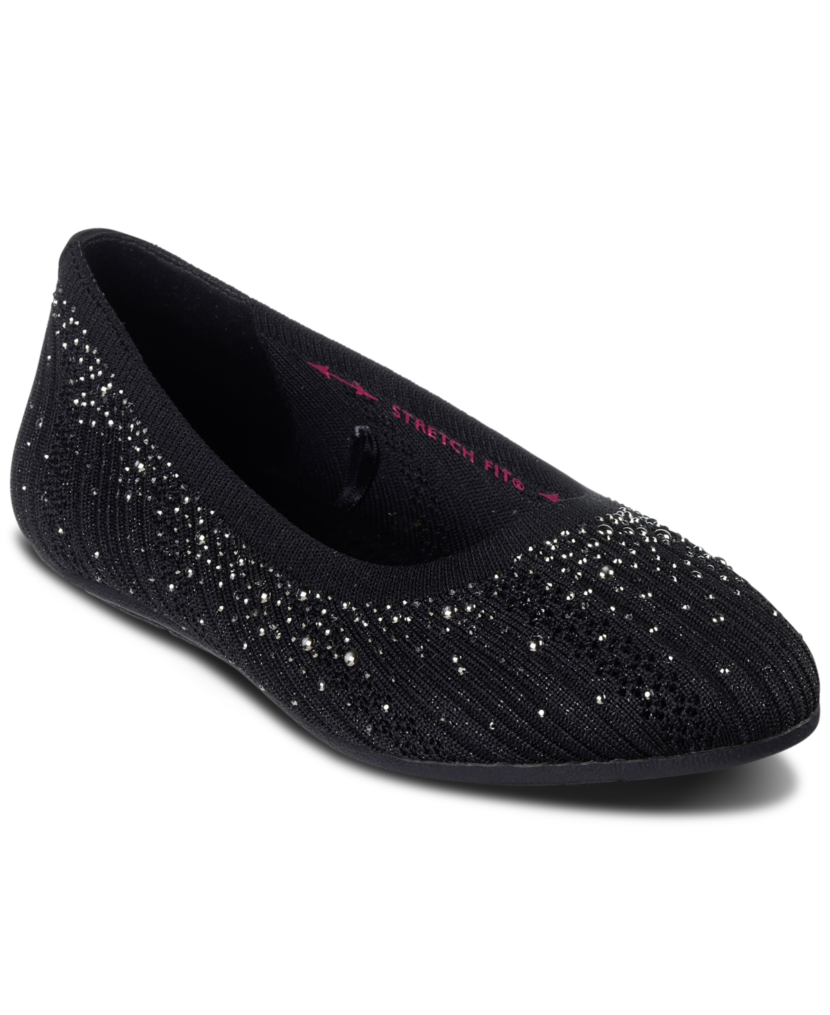 Women's Cleo 2.0 - Glitzy Days Slip-On Casual Ballet Flats from Finish Line - Black