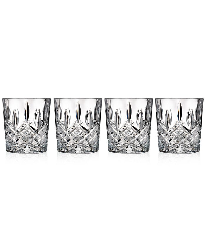 Great Foundations Tumbler and Double Old-Fashioned Glass Set in Square  Pattern (16-Pack)