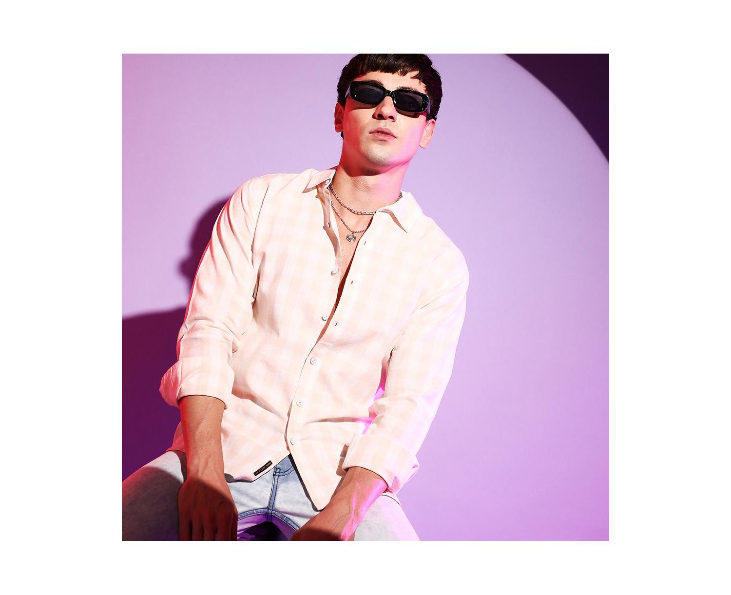 Men's Checkered Casual Shirt