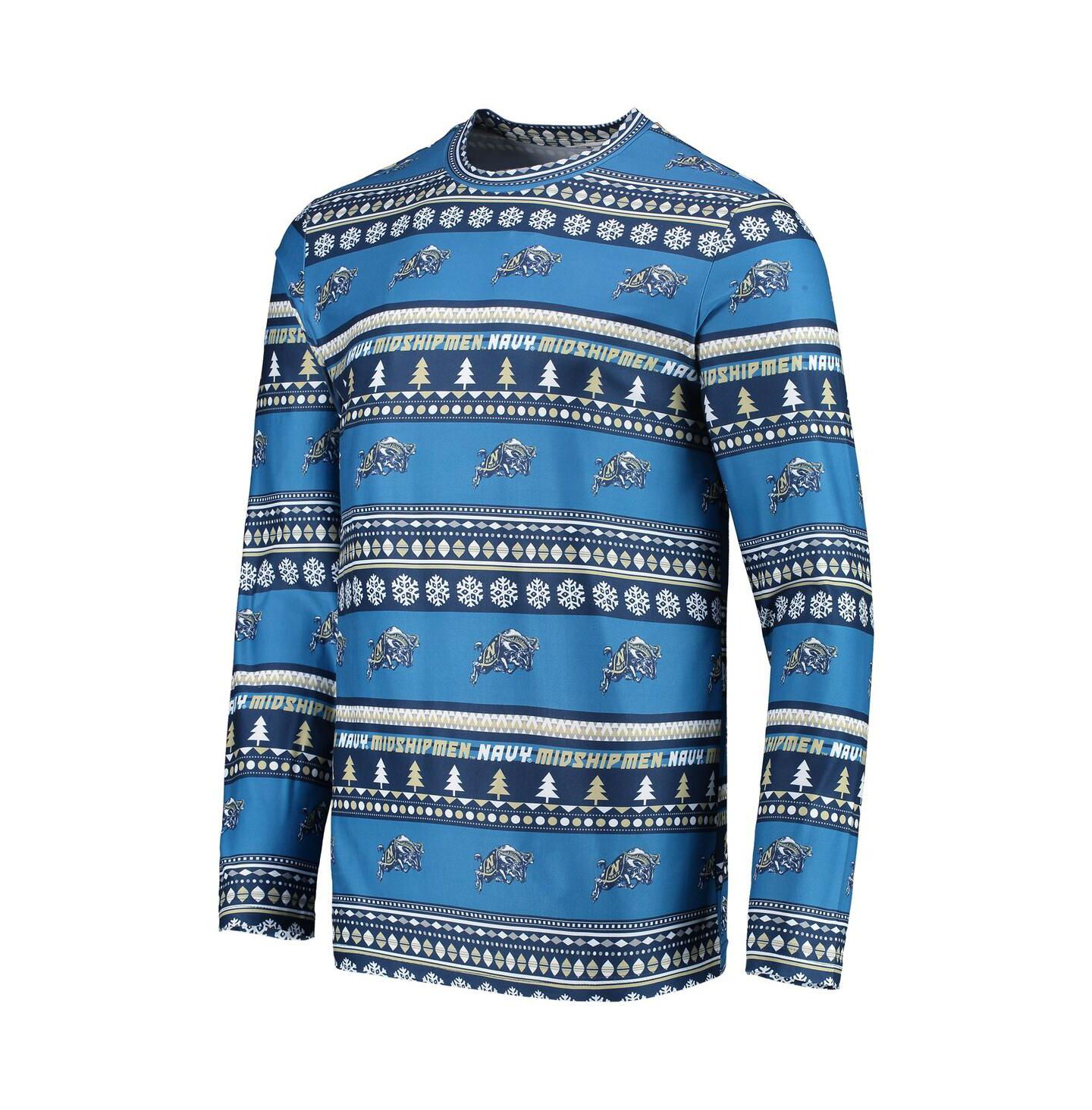Мужская пижама Concepts Sport Navy Midshipmen Ugly Sweater, Navy — фото 3