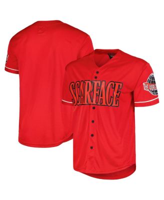 Men s and Women s Red Scarface Fashion Baseball Jersey Macy s