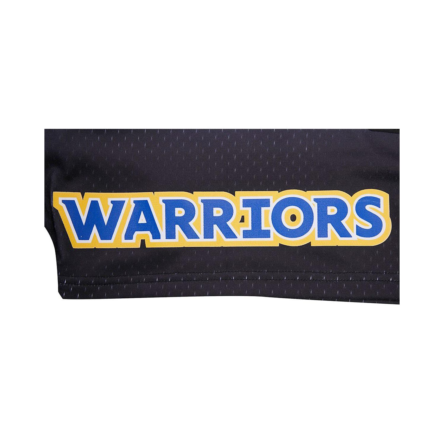 Men's Royal, Black Golden State Warriors Ombre Mesh Shorts