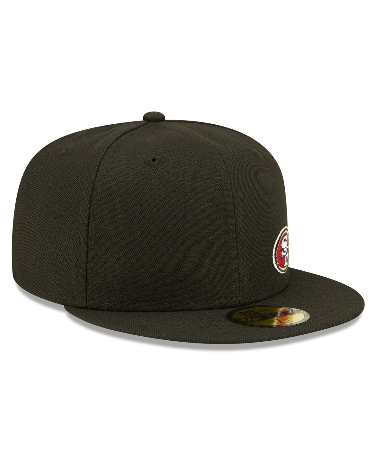 Men's New Era Black San Francisco 49ers Flawless 59FIFTY Fitted Hat